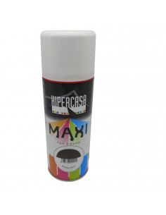 Hipercasa - Bote de pintura en spray color marrón tabaco 400 ml, válido para multitud de superficies de interior y exterior