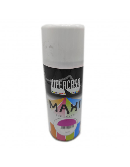 Hipercasa - Bote de pintura en spray color fuscia 400 ml, válido para multitud de superficies de interior y exterior Hipercasa - Bote de pintura en spray color fuscia 400 ml, válido para multitud de superficies de interior y exterior