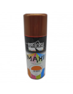 Hipercasa - Bote de pintura en spray color cobre 400 ml, válido para multitud de superficies de interior y exterior