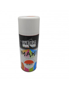 Hipercasa - Bote de pintura en spray color naranja 400 ml, válido para multitud de superficies de interior y exterior