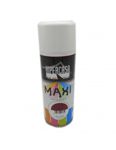 Hipercasa - Bote de pintura en spray rojo intenso 400 ml, válido para multitud de superficies de interior y exterior. Pintura en