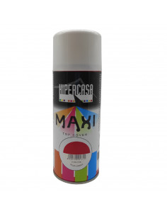 Hipercasa - Bote de pintura en spray color rojo cereza 400 ml, válido para multitud de superficies de interior y exterior
