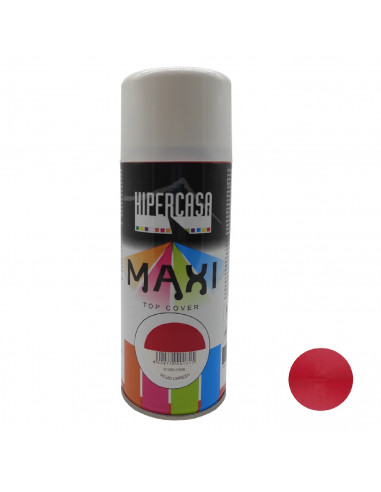 Hipercasa - Bote de pintura en spray color rojo cereza 400 ml, válido para multitud de superficies de interior y exterior