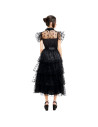 Tradineur - Disfraz de Gótica (Vestido) para Adultos - Fabricado en Poliéster - Incluye Vestido y Cinturón - Ideal para disfruta