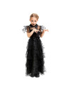 Tradineur - Disfraz de Gótica Infantil (Vestido) para Niños - Fabricado en Poliéster - Incluye Vestido y Cinturón - Ideal para d