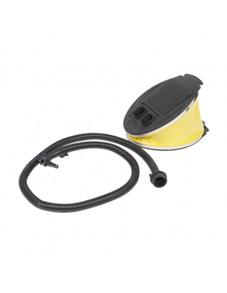 Hinchador de pie de 5 litros, inflador de fuelle, bomba de inflado con 3 boquillas y tubo flexible para colchonetas, flotadores,