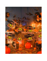 Tradineur - Pack de 2 Guirnaldas de Calabazas para Halloween - Longitud de 2 Metros - Decoración de temporada - Adornos para Hal