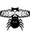 Tradineur - Pack de 2 Guirnaldas de arañas para Halloween - Longitud de 2 Metros - Decoración de temporada - Adornos para Hallow