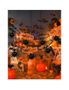 Tradineur - Pack de 2 Guirnaldas de arañas para Halloween - Longitud de 2 Metros - Decoración de temporada - Adornos para Hallow