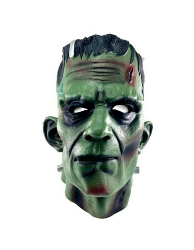 Tradineur - Máscara de Frankenstein - Fabricado en Látex - Complemento para disfraces -  Ideal para disfrutar de Halloween y car