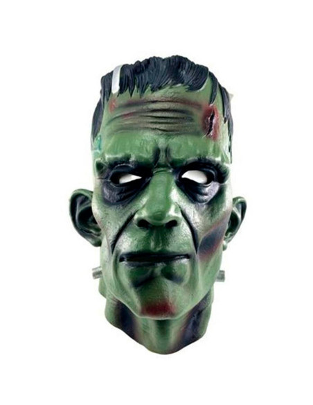 Tradineur - Máscara de Frankenstein - Fabricado en Látex - Complemento para disfraces -  Ideal para disfrutar de Halloween y car