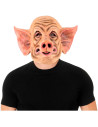 Tradineur - Máscara de cerdo - Fabricado en Látex - Complemento para disfraces -  Ideal para disfrutar de Halloween y carnaval -