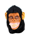 Tradineur - Máscara de Chimpancé - Fabricado en Látex - Complemento para disfraces -  Ideal para disfrutar de Halloween y carnav