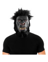 Tradineur - Máscara de Gorila - Fabricado en Látex - Complemento para disfraces -  Ideal para disfrutar de Halloween y carnaval