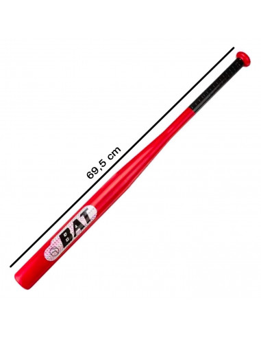 Tradineur - Bate de béisbol de aluminio, agarre antideslizante, entranamientos, prácticas, deporte, aire libre, adolescentes, ad