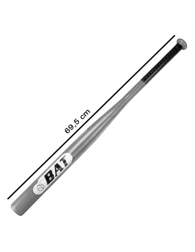 Tradineur - Bate de béisbol de aluminio, agarre antideslizante, entranamientos, prácticas, deporte, aire libre, adolescentes, ad