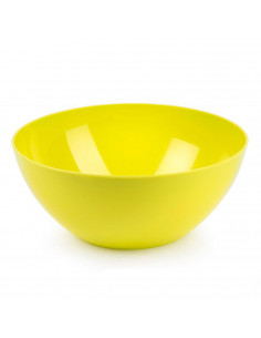 Tradineur - Bol, cuenco de plástico 25 x 12 cm, 3,6 litros, ensaladera, recipiente para palomitas, aperitivos, fruta, ligero y r