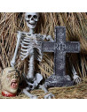 Tradineur - Lápida RIP para Halloween - Fabricada en Foam - Decoración para la temporada de Halloween - 58 x 38 x 9 cm
