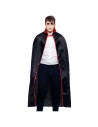 Tradineur - Capa de vampiro para adultos de 140 cm - Fabricado en poliéster - Ideal para disfrutar de Halloween y carnaval - Col