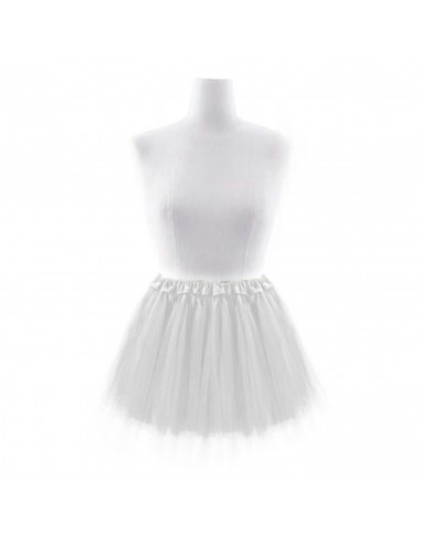 Tradineur - Tutú corto para adulto - Fabricado en Poliéster - Accesorio para disfraz de carnaval, Halloween, cosplay, bailarina,