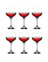 Tradineur - Set de 6 copas de cristal, modelo Ambassador, servir cubatas, cócteles, champán, elegantes, aptas para lavavajillas