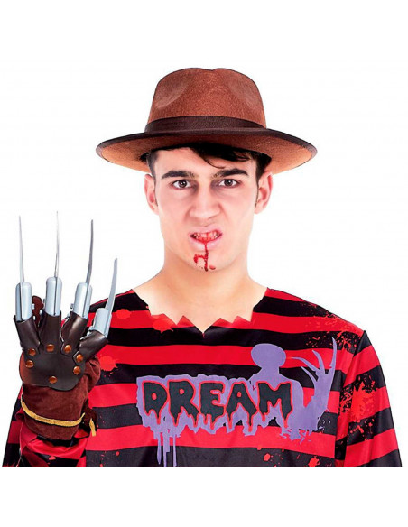 Tradineur - Garra dream killer, plástico, complemento para disfraz de Freddy Krueger, carnaval, Halloween, cosplay, fiestas temá