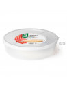 Tradineur - Pack de 2 Fiambreras Redondas para tortillas - Capacidad de 2 Litros - Fabricado en plástico - Apto para microondas