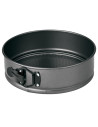 Tradineur - Molde redondo desmontable de acero, antiadherente, recipiente para horno, tartas, postres, repostería - Ø 20 cm