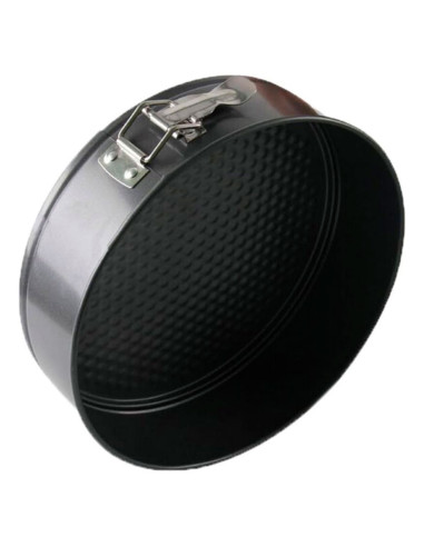 Tradineur - Molde redondo desmontable de acero, antiadherente, recipiente para horno, tartas, postres, repostería - Ø 20 cm
