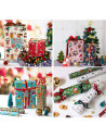 Tradineur - Pack de 5 rollos de papel de regalo, modelo Mil Rayas, láminas para envolver regalos de cumpleaños, Navidad, 70 x 20