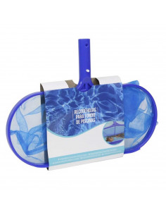 Tradineur - Recogehojas con malla muy resistente 17,5 x 40 cm para el completo limpiado de piscinas, spas o jacuzzis. Recogedor