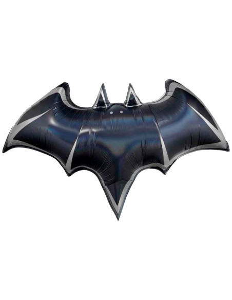 Tradineur - Pack de 2 Globos de Murcielago - Fabricado en Foil - Incluye Inflador Sostenible - Hinchable con helio - Decoración