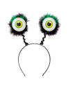 Tradineur - Pack de 2 Diademas de Ojos Saltones - Fabricado en Plástico y Poliester - Complemento para carnaval, Halloween, cosp