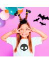 Tradineur - Diadema de botas de bruja multicolor - Fabricado en Plástico y Poliéster - Complemento para carnaval, Halloween, cos