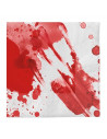 Tradineur - Pack de 60 servilletas de papel con sangre, doble capa, biodegradables, reciclables, fiestas, decoración de Hallowee