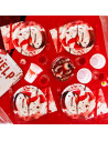 Tradineur - Pack de 12 Cuentos con diseño de Sangre para Halloween - Capacidad 350 ml - Totalmente desechable y Reciclables - Ø