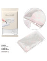 Tradineur - Pack de 4 bolsas salva espacio transparentes, almacenaje, guardar ropa al vacío, ahorro de espacio, envasar prendas,