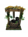 Tradineur - Figura de pozo para belén - Fabricado en Corcho - Adorno divertido para nacimiento, Navidad, decoración tradicional
