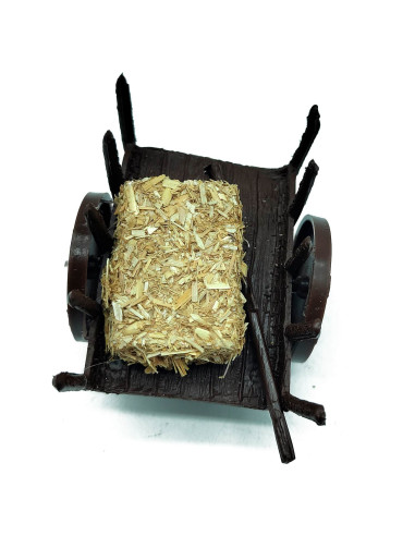 Tradineur - Figura de carro para belén - Fabricado en Plástico -  Adorno divertido para nacimiento, Navidad, decoración tradicio