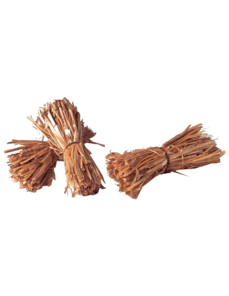 Tradineur - Gavillas de paja para Belén - Fabricado en Madera - Adorno divertido para nacimiento, Navidad, decoración tradiciona