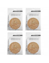 Tradineur - Pack de 4 tapones cónicos de corcho para cerrar garrafas de cristal, botes, frascos, vino, aceite, bares, restaurant