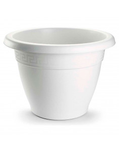 Tradineur - Maceta Redonda "Terracota" - Fabricado en Plástico - Macetero apto para Exterior e Interior del hogar - 30 cm - Colo