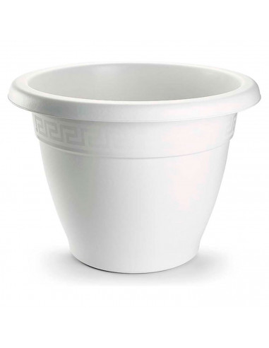 Tradineur - Maceta Redonda "Terracota" - Fabricado en Plástico - Macetero apto para Exterior e Interior del hogar - 30 cm - Colo