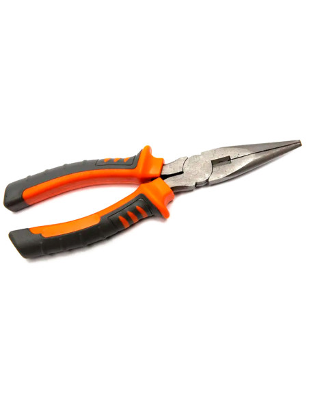 Tradineur - Alicate Punta Larga - Longitud de 200 mm - Fabricado en Acero - Mango ergonómico - Herramienta manual de bricolaje Tradineur - Alicate Punta Larga - Longitud de 200 mm - Fabricado en Acero - Mango ergonómico - Herramienta manual de bricolaje