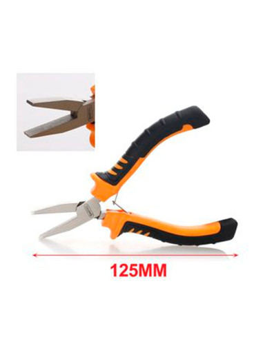Tradineur - Alicate Mini - Longitud de 125 mm - Fabricado en Acero - Mango ergonómico - Herramienta manual de bricolaje