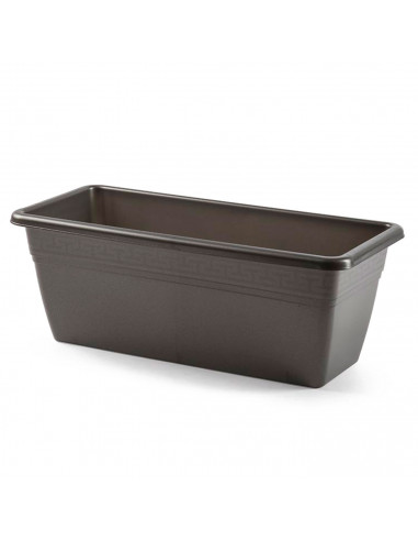 Tradineur - Jardinera modelo PLFT de plástico, polipropileno, tiesto, macetero, recipiente para plantas, flores, balcón, terraza