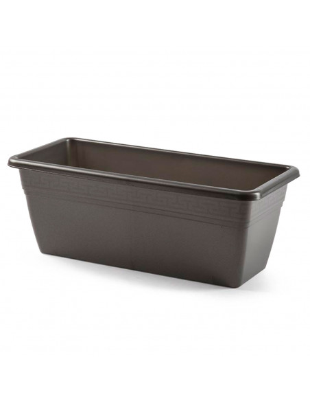 Tradineur - Jardinera modelo PLFT de plástico, polipropileno, tiesto, macetero, recipiente para plantas, flores, balcón, terraza