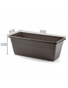 Tradineur - Jardinera modelo PLFT de plástico, polipropileno, tiesto, macetero, recipiente para plantas, flores, balcón, terraza