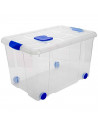 Tradineur - Caja de Almacenamiento - Fabricado en plástico - Contenedor para almacenar juguetes, Libros, ropa, mantas - N.º 4 -