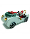 Tradineur - Coche Colgante navideño - Fabricado en Metal - Artículo para decoración Navideña - 11 x 4,5 cm - Modelo Aleatorio